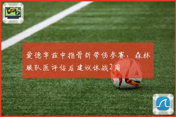 爱德华兹中指骨折带伤参赛，森林狼队医评估后建议休战2周